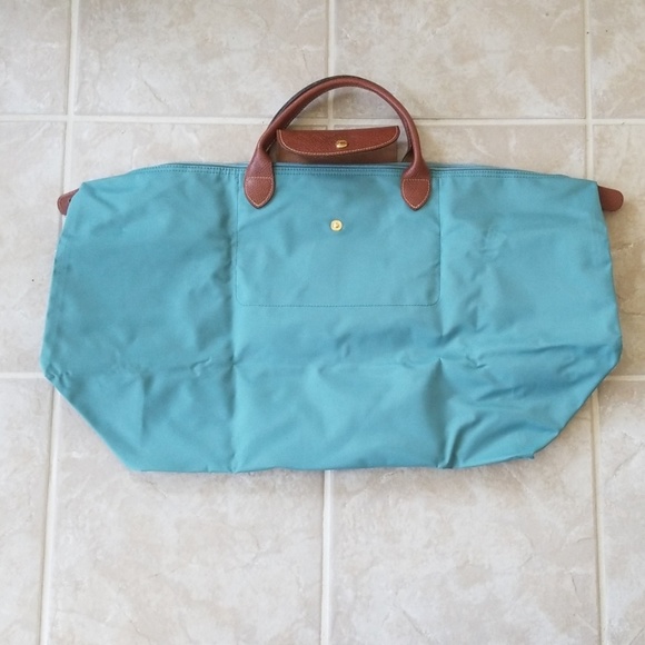 Longchamp Large Pliage Nylon Weekender Tote - Picture 7 of 8